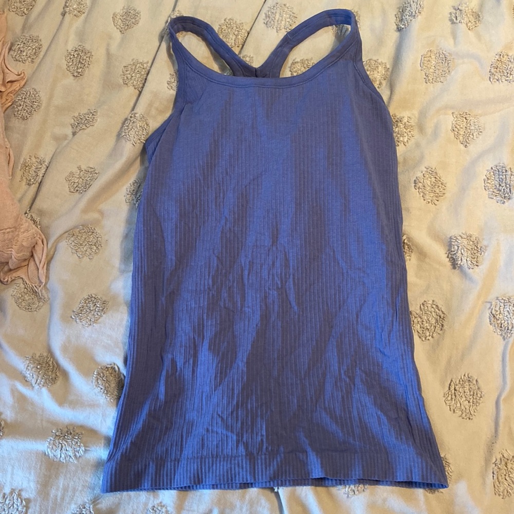 Stunning blue ebb to street tank top from lululemon